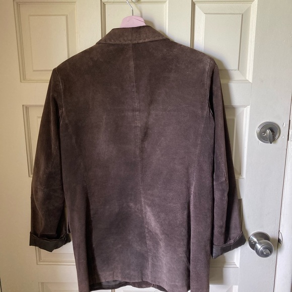 100% Suede Unisex Jacket. Preston &York - Picture 4 of 6